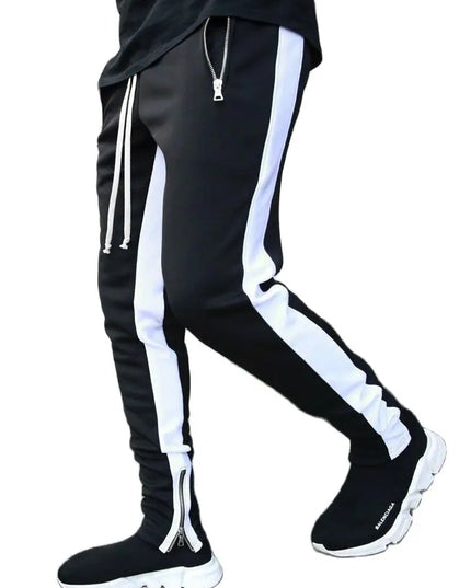 Men's Striped Joggers Sweatpants - Comfortable Athletic Pants for Men