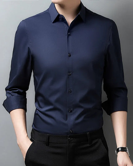 Men's Long Sleeve Slim Fit Shirt - Various Colors