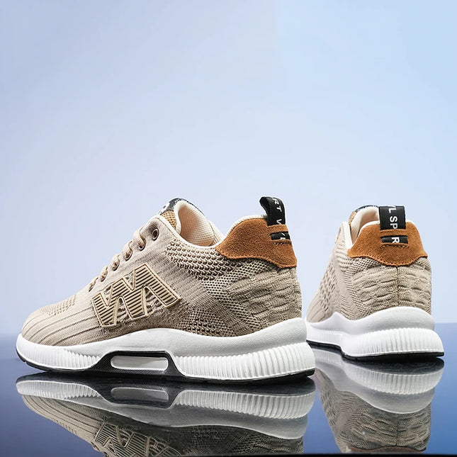 Men's Elevator Sneakers with 6cm Height-Increasing Insole