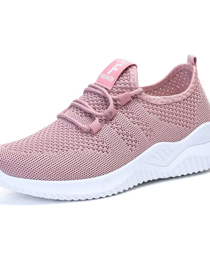 Women's Lightweight Breathable Mesh Running Shoes with Soft Bottom Comfort