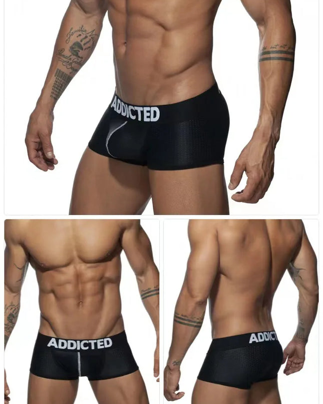 Men's Boxer Underwear   Mesh Quick Dry Man Boxers Low Rise