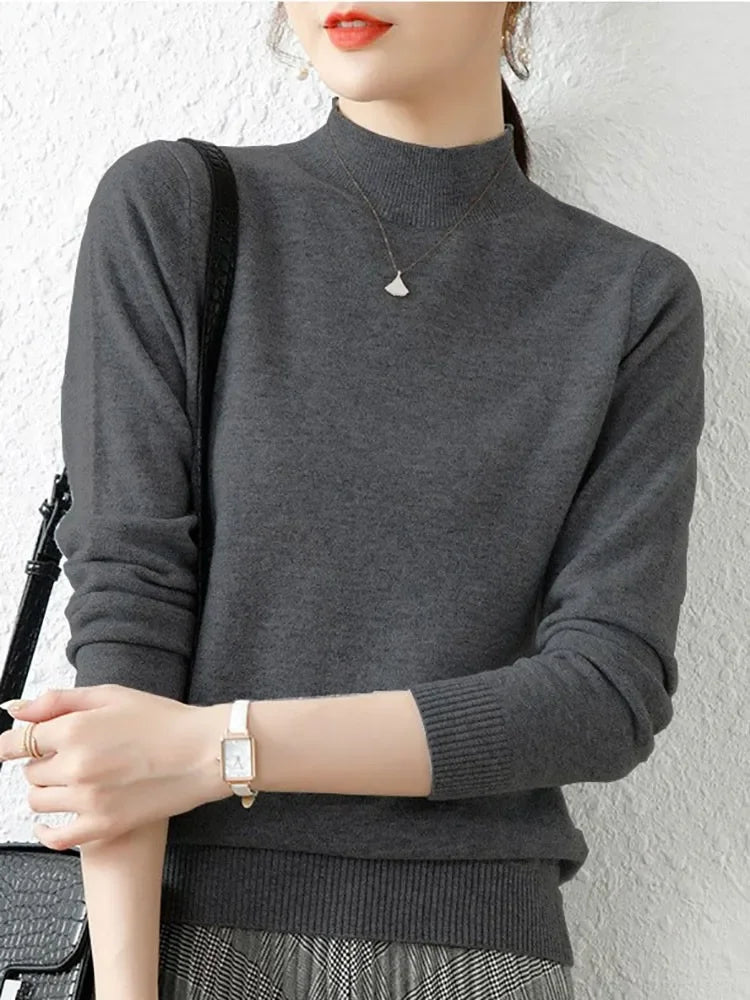 Women's Slim Fit Turtleneck Sweater