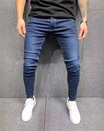 Men's Slim Fit  Jeans -  Casual Skinny Pants - Various Colors