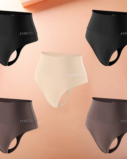 5-Piece Women's High Waist Seamless Body Shaper Panties