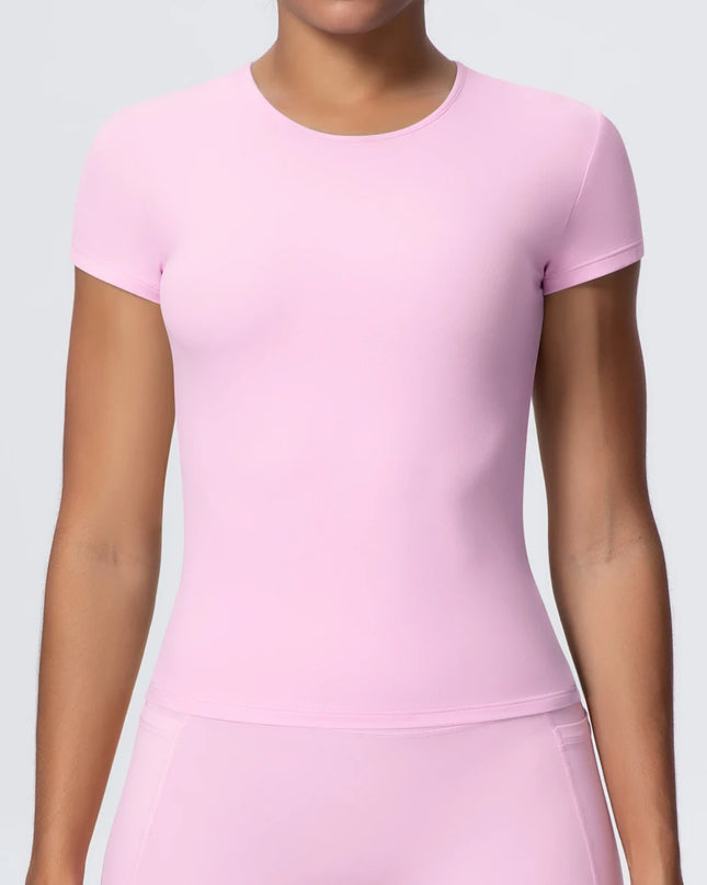 Women's Workout T-Shirt - Quick-Drying, Breathable, Slim Fit