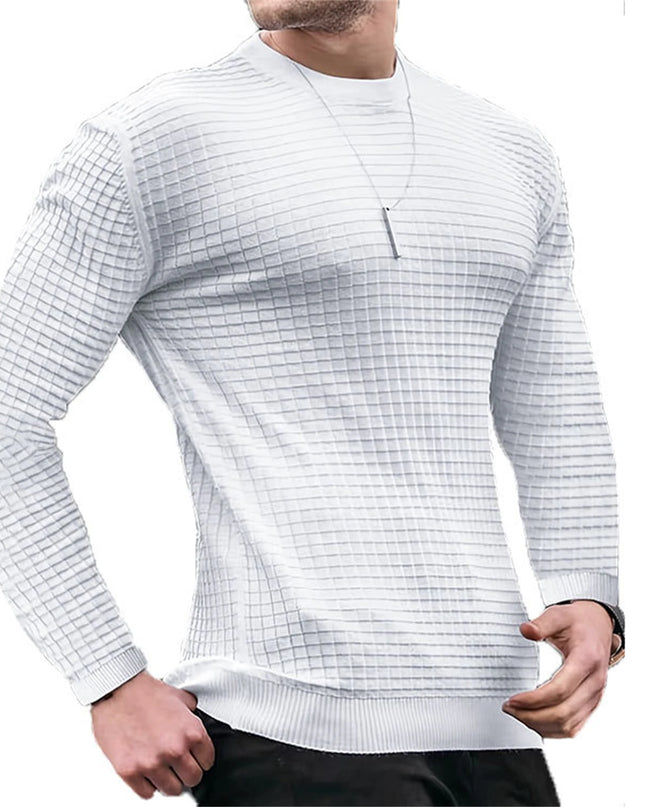 Men’s Casual-Fit Plaid Sweater