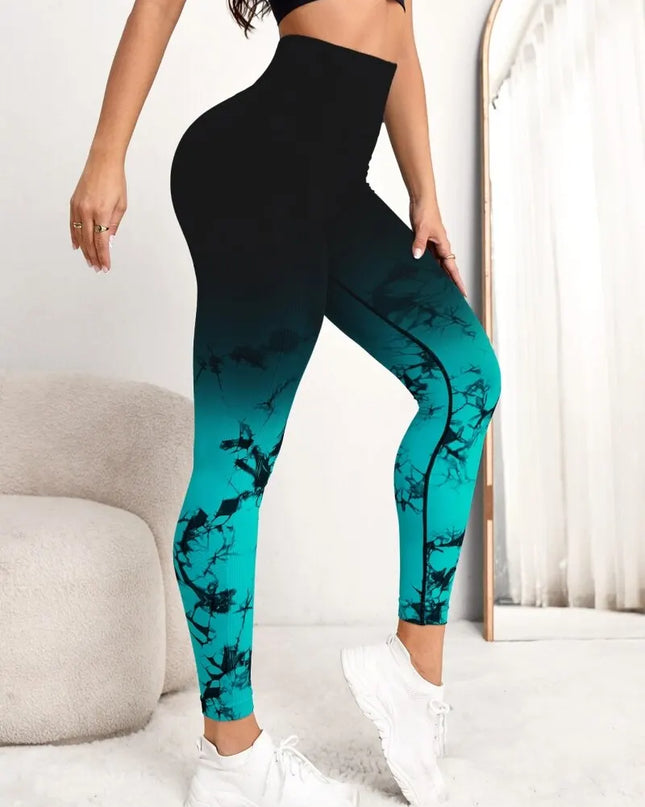 Women's High Waist Scrunch  Seamless Push Up Leggings
