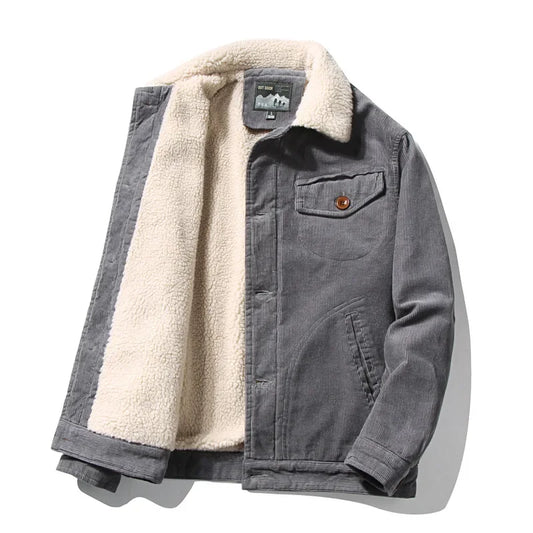 Men's Corduroy Cotton Jacket – Stylish Casual Outerwear for Men