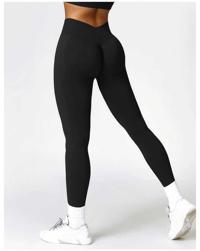High-Waist Seamless Leggings for Women with Hip-Lifting Design