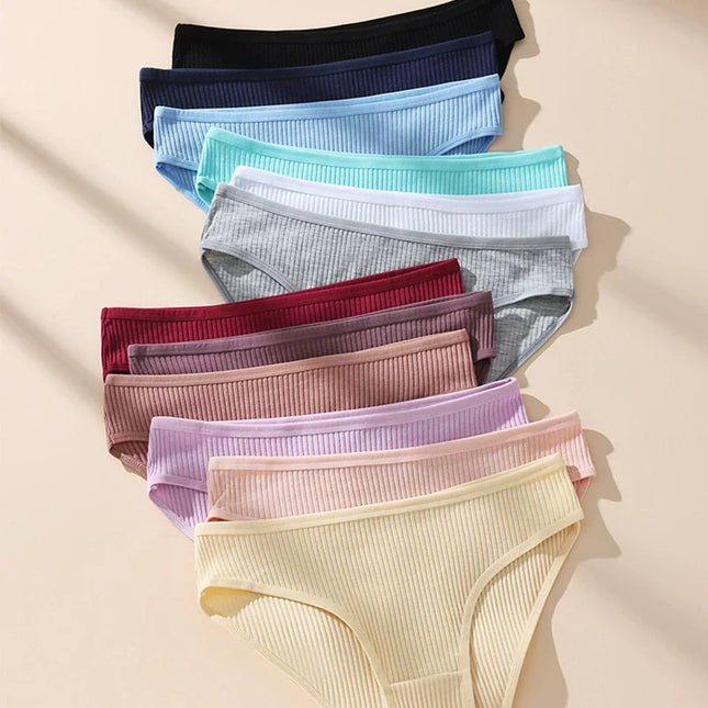 12-Pack Women's Cotton Low-Rise Briefs