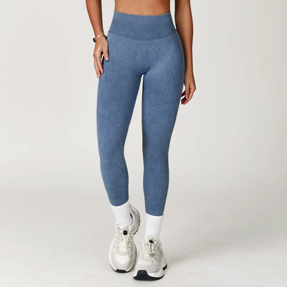 High Waist Women's Seamless Leggings - Performance Yoga and Workout Tights