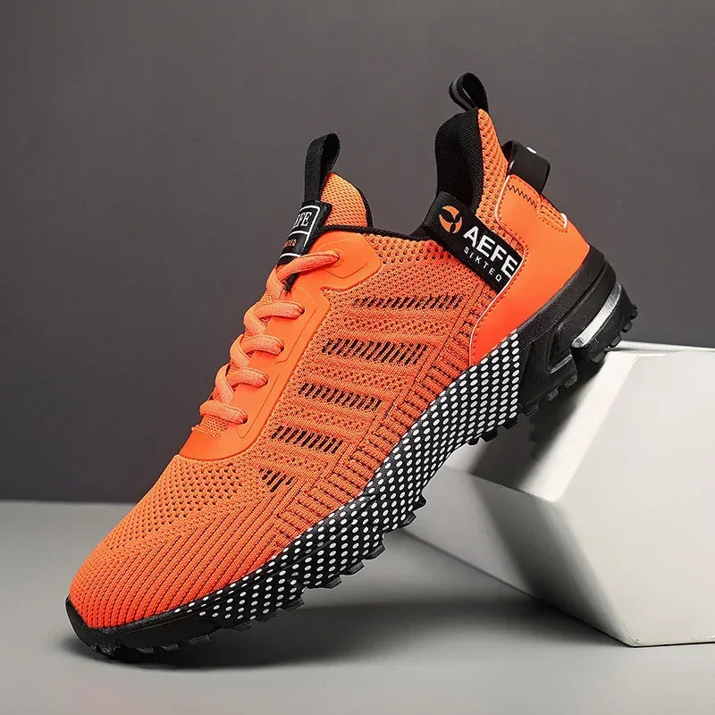 Men's Running Sneakers with Lace-Up Design – Comfortable Athletic Sneakers for Men