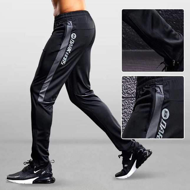 Men's Athletic Sweat Pants with Zipper Pockets