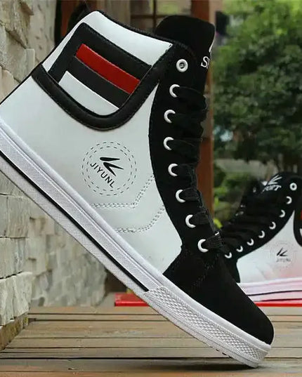 Wolf Who Men's High-Top Lace-Up Sneakers - Various Colors