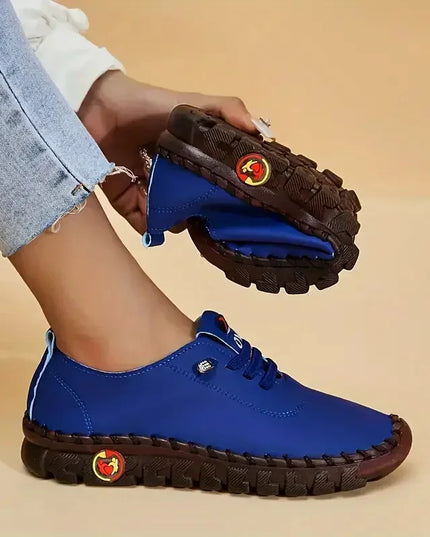 Women's Lightweight Sneakers with Thick Bottom Sole