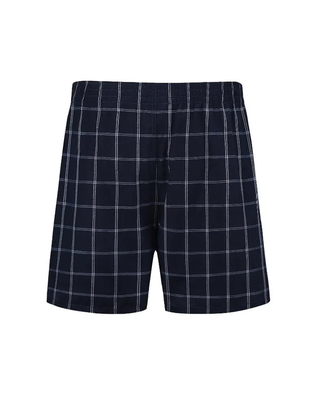 6-Pack Men's Woven Boxer Shorts with Elastic Waistband - Assorted Colors