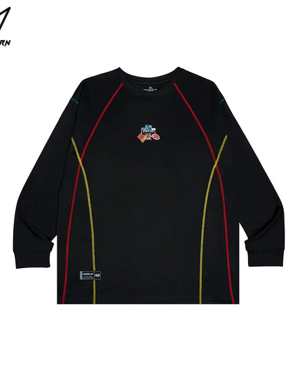 Veidoorn Men's Breathable Long Sleeve Athletic Sweater - Loose Fit, Comfortable Men's Sportswear