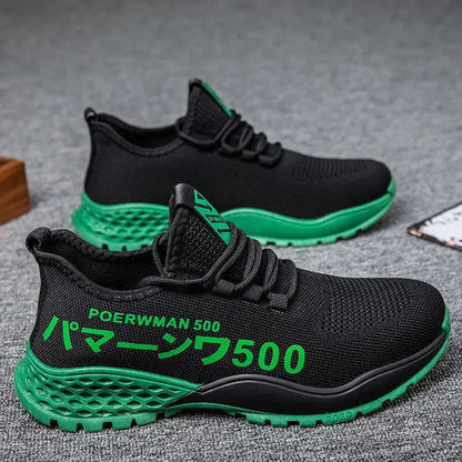Men's Breathable Mesh Lightweight Sneakers with Soft Sole