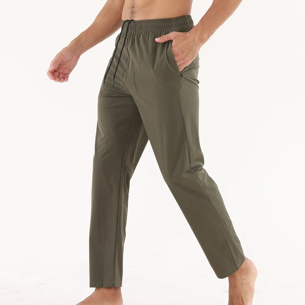 Men's Lightweight Loose Fit Sweatpants with Drawstring