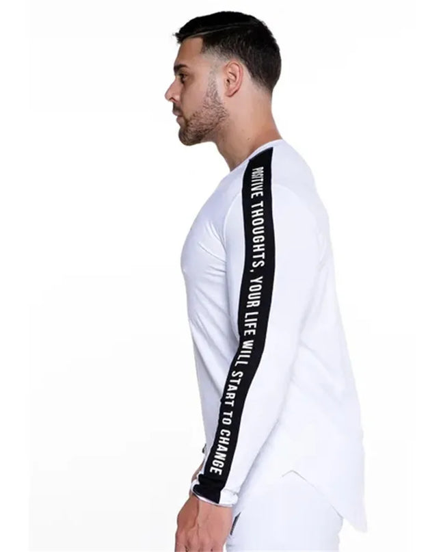 Men's Slim Fit Long Sleeve Casual Quick-Dry Sweater