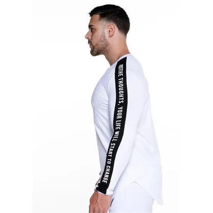 Men's Slim Fit Long Sleeve Casual Quick-Dry Sweater
