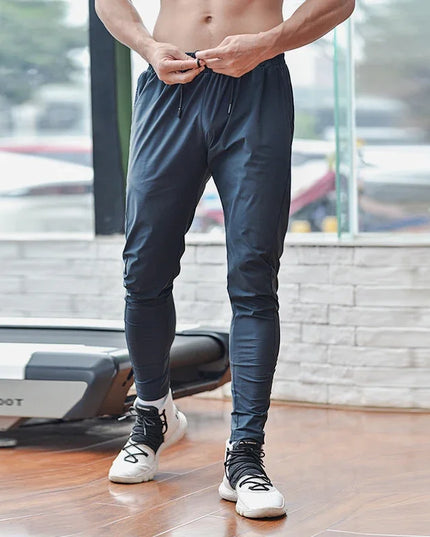 Lightweight Quick-Dry Men's Sweatpants with Elastic Waist