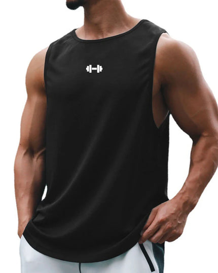 Men's Sleeveless Gym Tank Tops - Quick Dry Mesh