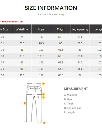 Men's Casual Long Elastic Straight Pants - Various Colors