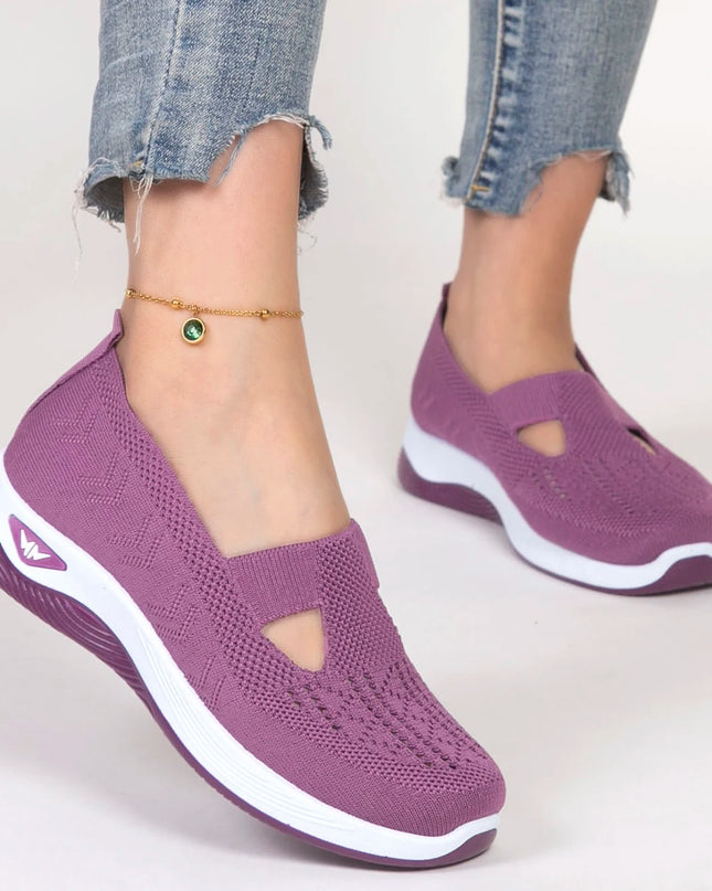 Women's Lightweight Breathable Non-Slip Sneakers - Various Colors