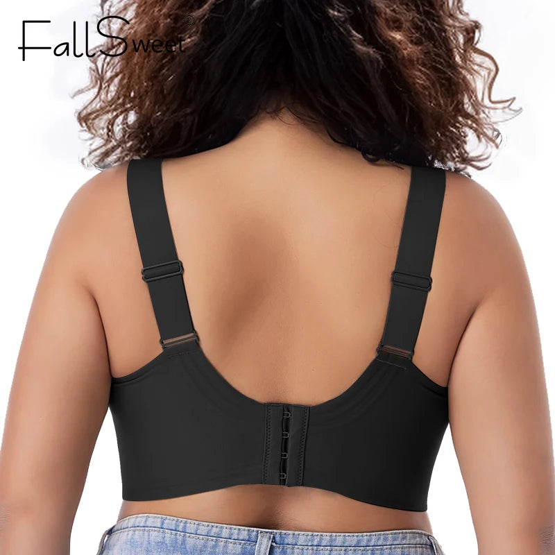 Wireless Women’s Bras – Seamless Full Coverage, No Underwire, Soft Push-Up Bra Everyday Bralette