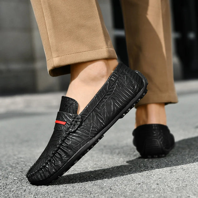 Men's PU Leather Casual Slip-On Loafers