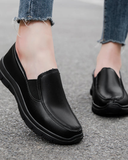 Women's Breathable Non-Slip Flat Shoes with Thick Sole