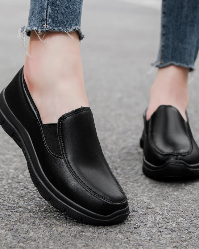 Women's Breathable Non-Slip Flat Shoes with Thick Sole