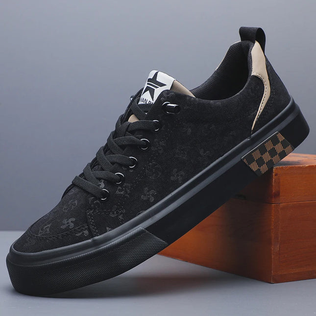 Men's Casual Canvas Sneakers - Breathable, Non-Slip, Comfortable Shoes