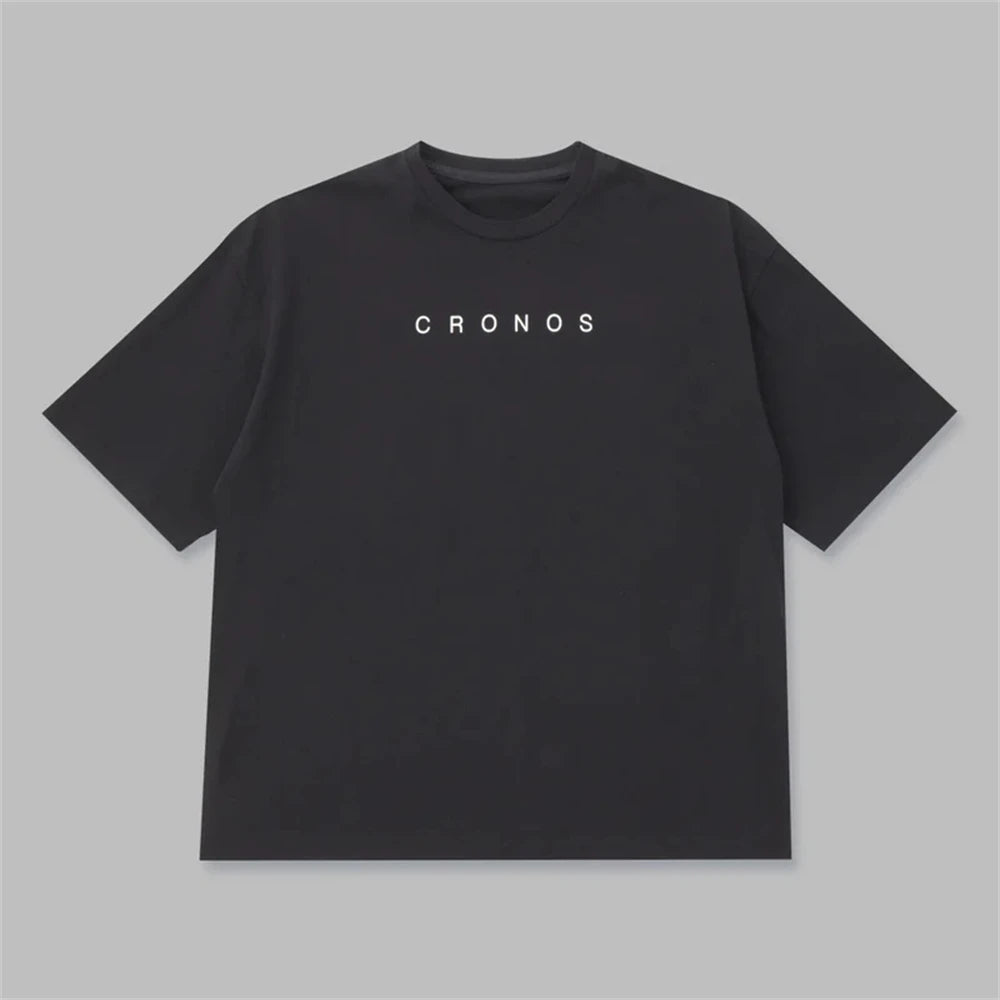Cronos Men's Loose Fit Oversized Cotton T-Shirt