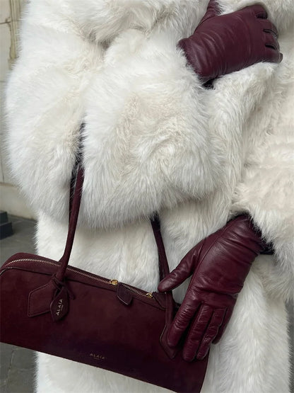 Women's Faux Fur Coat – Luxury Elegant Loose Fit Coat