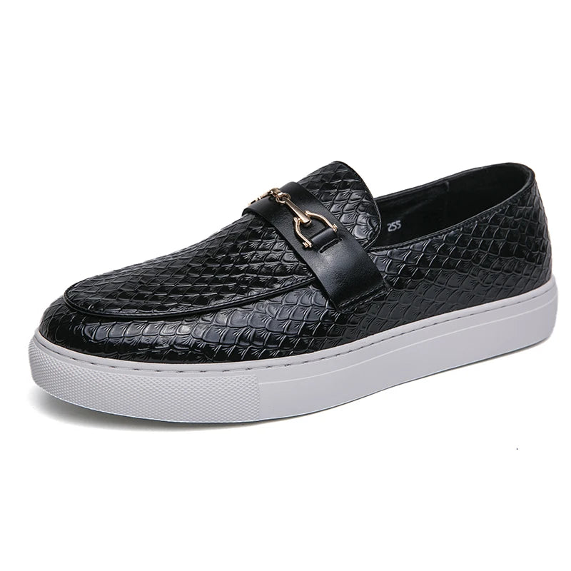 Men's Authentic Leather Dress Loafers
