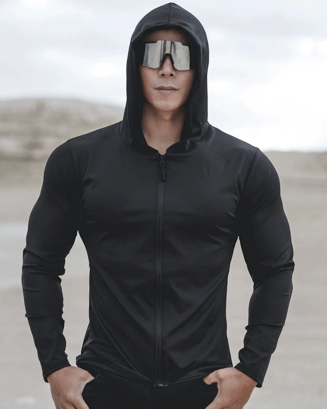 Men's Fitness Sports Jacket with Zipper