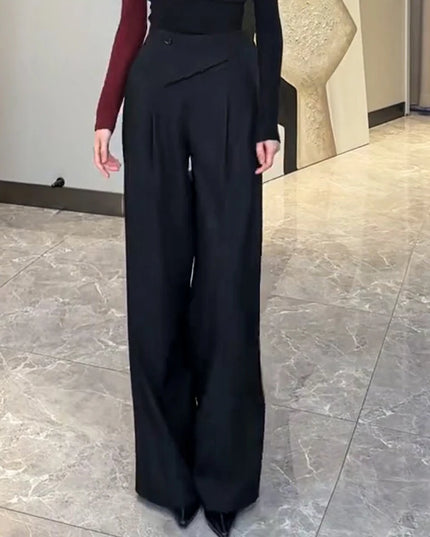 Women's High Waist Wide Leg Casual Pants
