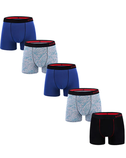 5-Pack Men's Cotton Boxer Briefs