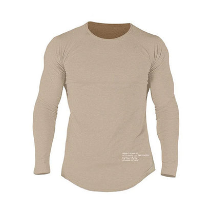 Men's Alph Fitness Cotton Casual Long Sleeve Sweater