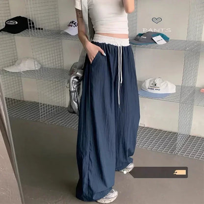 Women's Wide Leg Elastic Waist Sweatpants