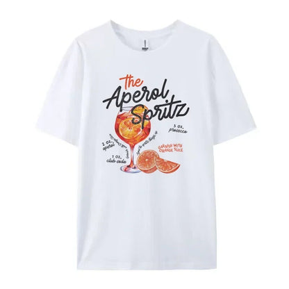 Women's Aperol Spritz Retro Graphic T-Shirt – Loose Fit Cotton Tee