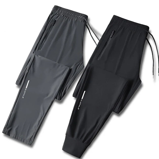 Men's Casual Joggers - Loose Fit, High Elasticity, Quick-Dry Material for Ultimate Comfort