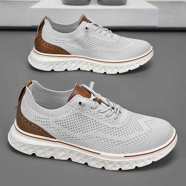Men's Breathable Mesh Casual Sneakers - Comfortable & Stylish Athletic Shoes for Men