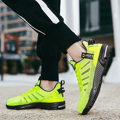 Men's Running Sneakers with Lace-Up Design – Comfortable Athletic Sneakers for Men