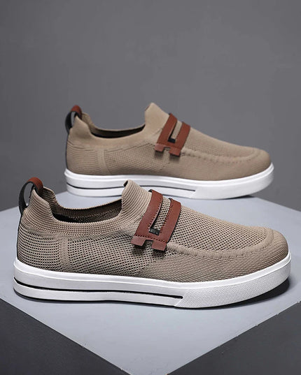 Men's Lightweight Mesh Breathable Casual Sneakers - Soft Sole Comfort Footwear