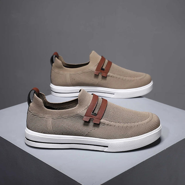 Men's Lightweight Mesh Breathable Casual Sneakers - Soft Sole Comfort Footwear