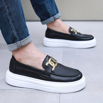 Breathable Faux Leather Women's Loafers