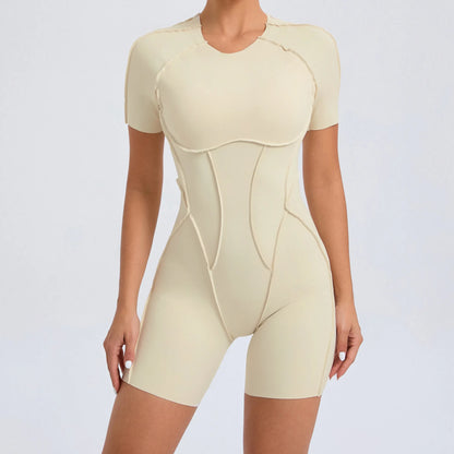 Women's Backless One-Piece Jumpsuit - Gym & Sportswear, Athletic & Stylish Activewear